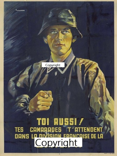 All ww2 affiche lvf - all, milice