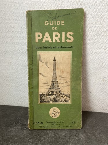 Ancien guide paris - de,