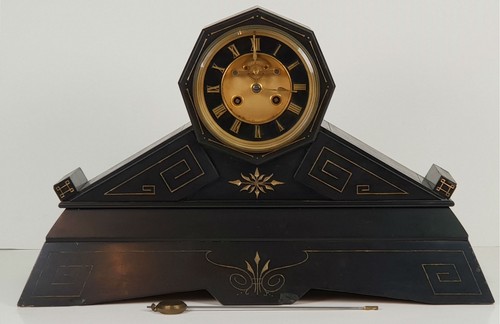 Horloge cheminée marbre - horloge,