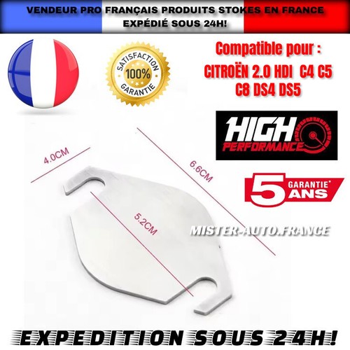 Plaque suppression vanne egr - suppression,