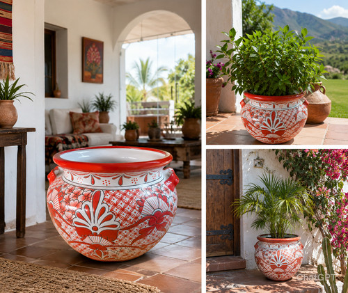 Grand vase mexicain - grand,