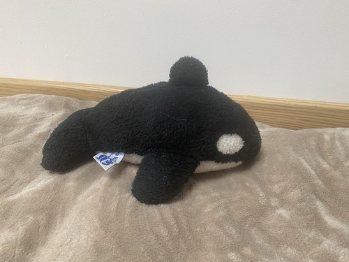 Peluche orque noir blanc - peluche,