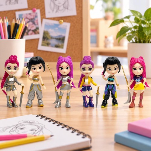 Figurines kpop fille - 6,