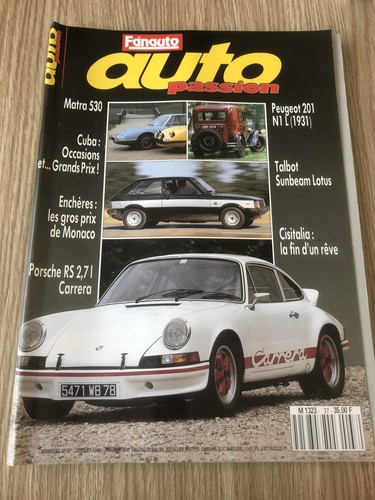 Revue magazine auto - auto, passion