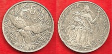 NOUVELLE CALEDONIE . 5 FRANCS
