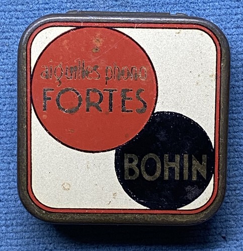 Boite aiguilles gramophone - boite, d'aiguilles