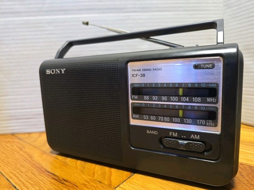 Vintage sony icf38 portable - vintage,