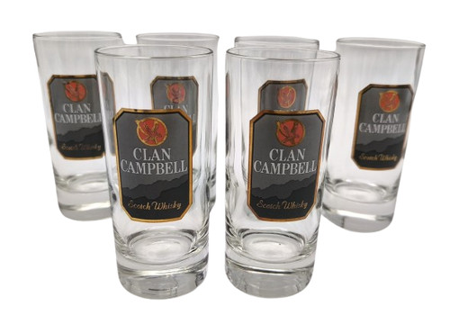 Lot 6 verres clan - lot, de