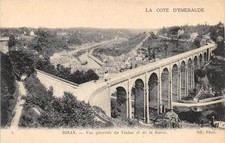 CPA 22 DINAN VUE GENERALE ET VIADUC DE LA RANCE
