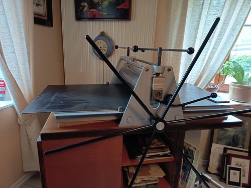 Presse taille douce gravure - presse, /