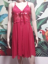 Nuisette sexy femme rouge