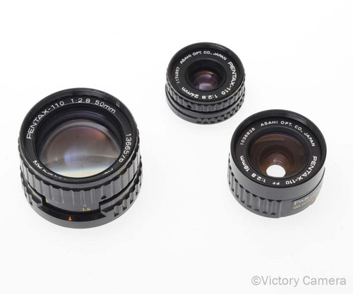 Pentax auto 110 lens kit - pentax, w/