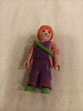 PLAYMOBIL personnage femme baba cool montage nature 