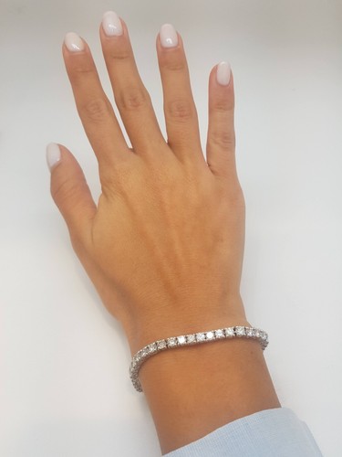 Rivière diamants blanc - diamants, or