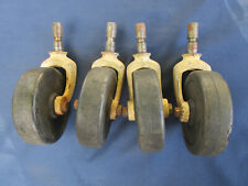 4 grosses roulettes support fonte pieds meuble table lit... dia. 10 cm
