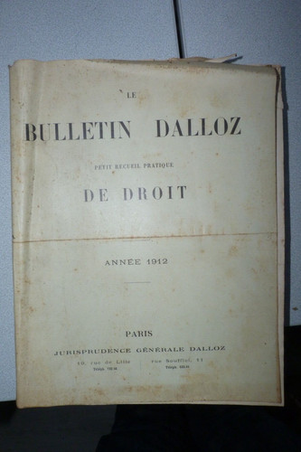 Bulletin dalloz petit - le,