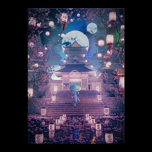 Displate the radiant - displate, temple-
