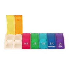 - Pilulier Semainier Box7 Multicolore - Organisateur de Médicaments 7 Jours a...