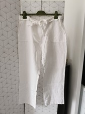 Pantalon blanc lin jodhpur