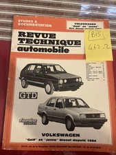 REVUE TECHNIQUE VOLKSWAGEN GOLF 2 1.6 D Td Gtd S Memphis JETTA Diesel Depui 1984