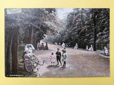 CPA AQUA PHOTO PARIS BOIS de BOULOGNE Sous les Ombrages Poussette NOURRICE