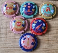 Capsule de champagne Passy Grigny Série 2 De 7 A 12