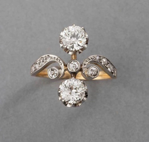 Bague fiançailles vintage - bague,