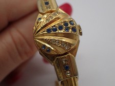 Montre Secrète “Quatre Vents” à Clapet Femme bijou bracelet vintage années 70’s