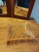 Vide Poche Verre Signé Y