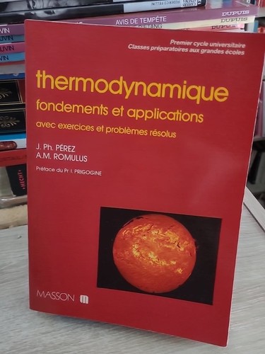 Thermodynamique fondements - -,