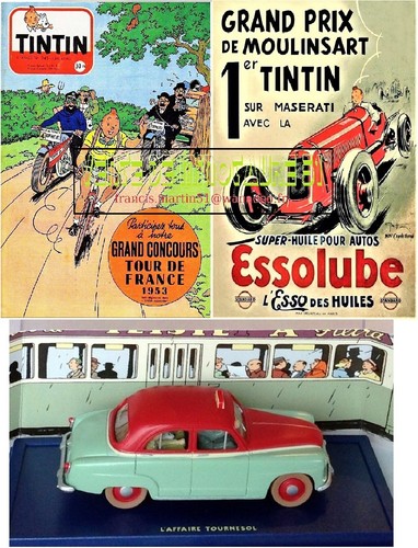 Tintin voiture atlas - voiture, no