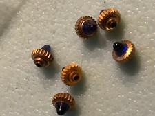 Couronne  avec pierre bleue