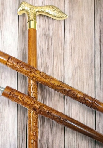 Ancien bâton marche canne - marche,