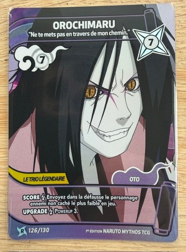 Carte naruto mythos tcg - carte,