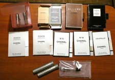  échantillons  parfum chanel tous vides