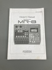 Fostex MR-8 Instruction Manual