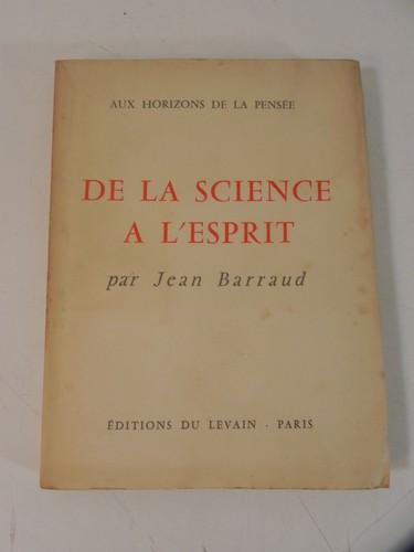 Jean barraud science à - la,