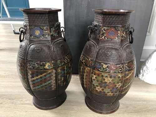 Belle grosse paire vases