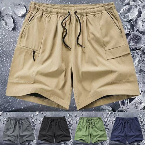 Short cargo homme polyester