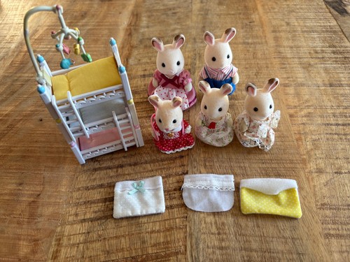 Lot famille lapin crème - famille, et
