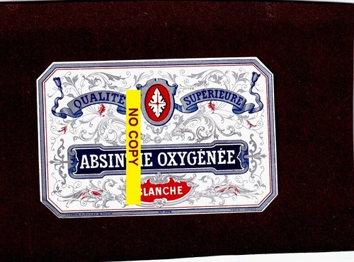 Etiquette neuve absinthe - neuve, d'
