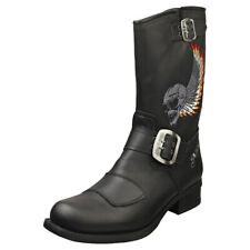 New Rock Biker M-gy32-s10 Mixte adulte Noir Bottes Plate-forme - 41 EU