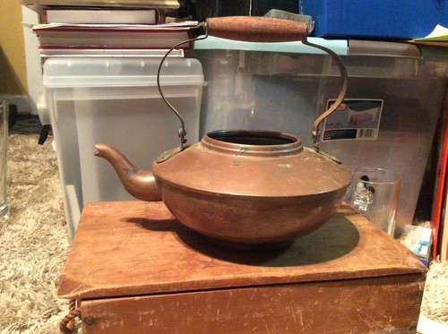 Copper teakettle from portugal - from,