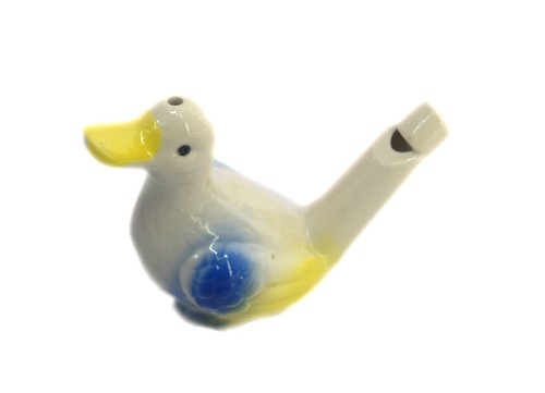 Jouet céramique oiseau blanc - jouet,