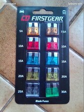 10 fusible MIDI voiture/moto enfichable 5A 7,5A 10A 15A 20A 25A 30A