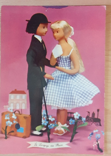 Carte postale fantaisie - carte,