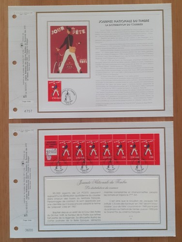 Feuillets cef 1er - 1er, soie
