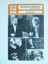 CARTE FICHE CINEMA 1944