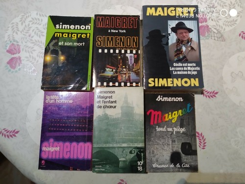 Lot policier maigret - lot, policier+maigret