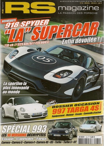 Magazine 132 porsche - rs,